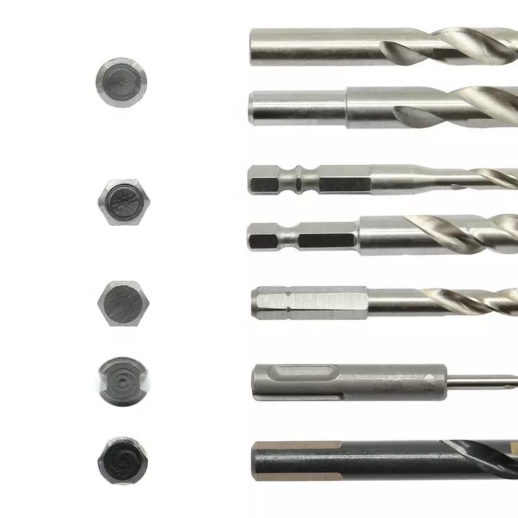 HSS Titanium Spiral Groove Hexagonal Handle Step Drill Bit with Electric Tool Woodworking